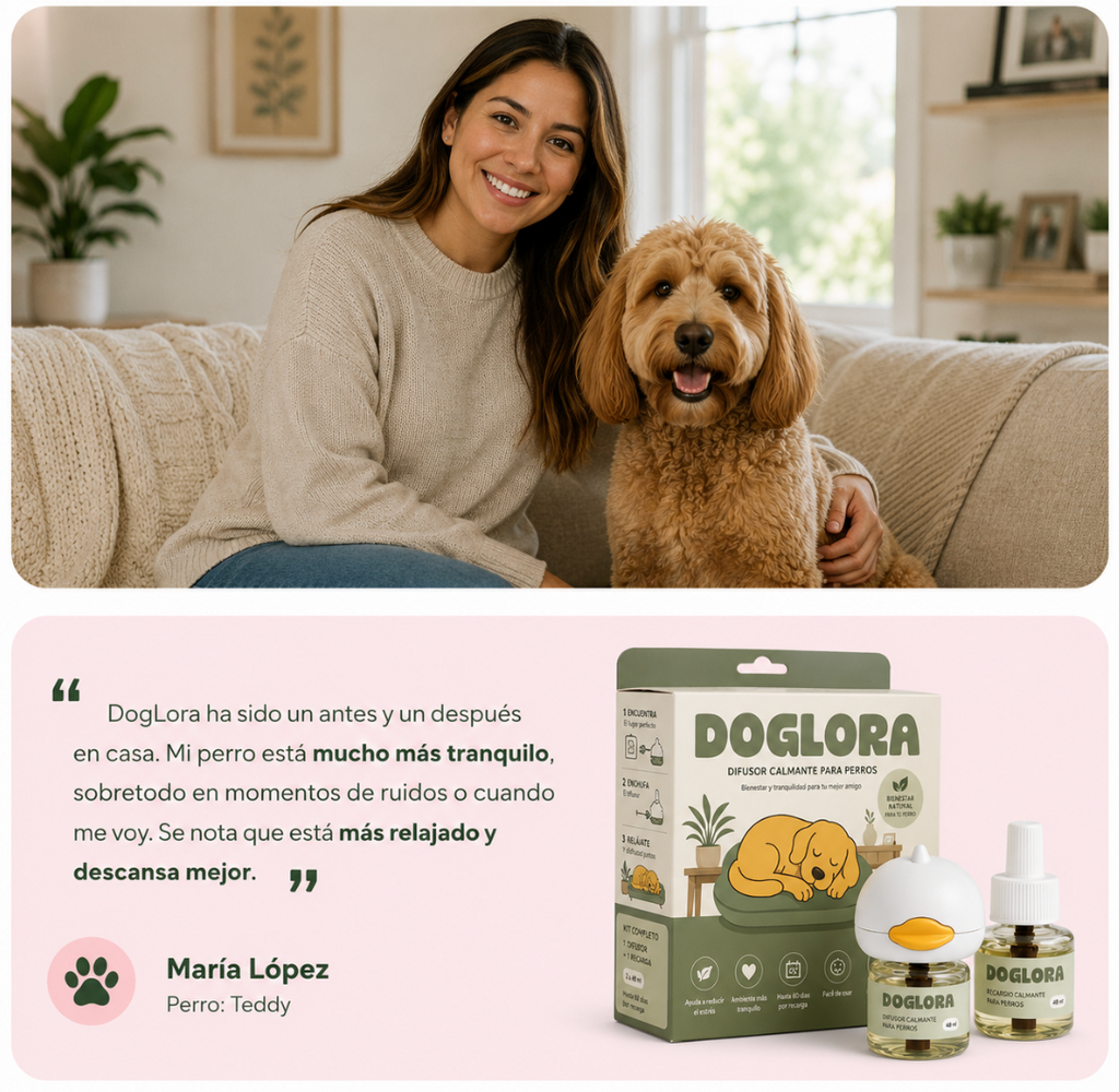 DogLora Calm™ – Difusor Calmante para Perros