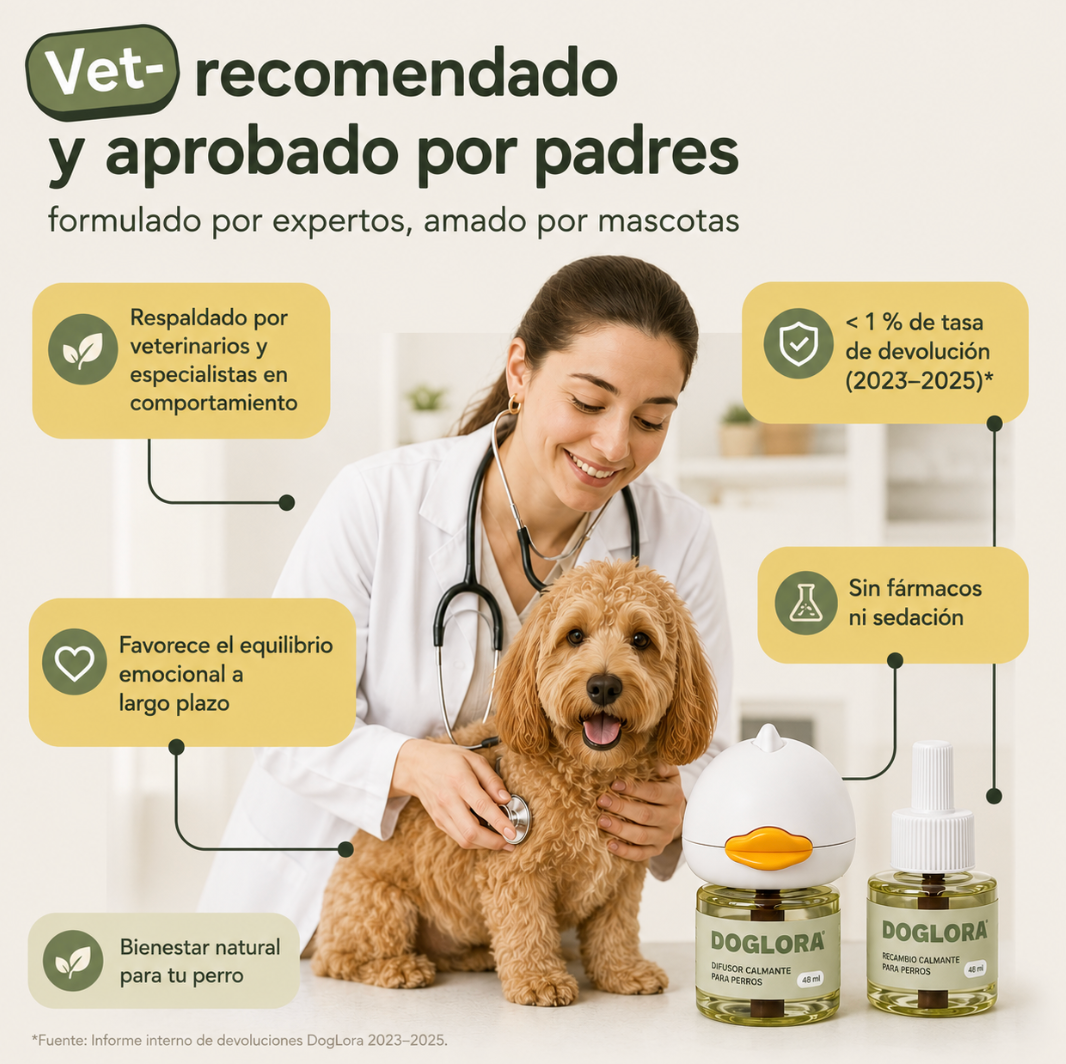DogLora Calm™ – Difusor Calmante para Perros