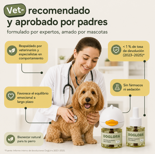 DogLora Calm™ – Difusor Calmante para Perros